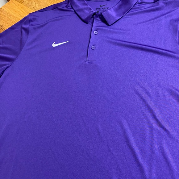Nike polo new with tags purple men’s size xl - Picture 6 of 7